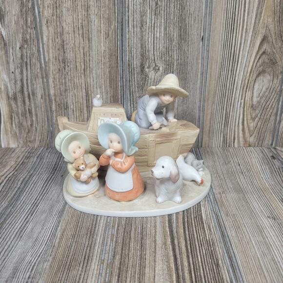 Vintage Homco Noah's Ark, Circle of Friends 1995, Masterpiece Figurine - Picture 1 of 7